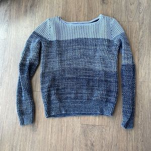 Banana republic blue striped sweater size small